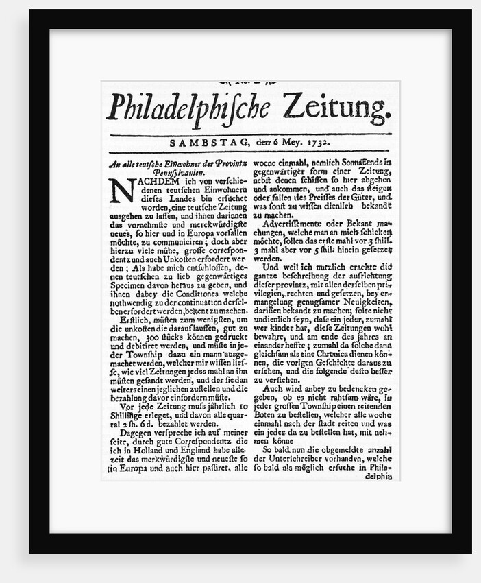 Philadelphische Zeitung by Anonymous