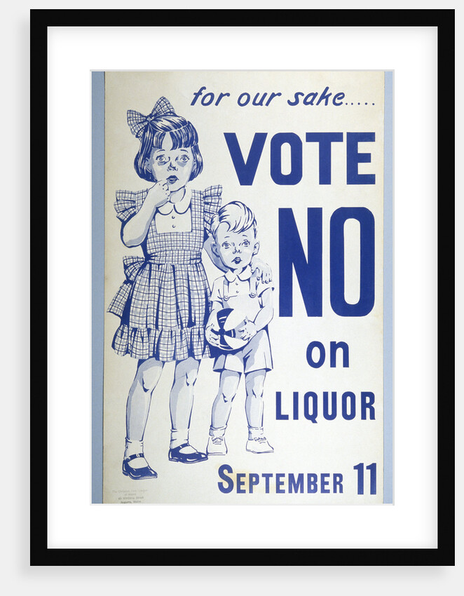 Prohibition Poster by Anonymous