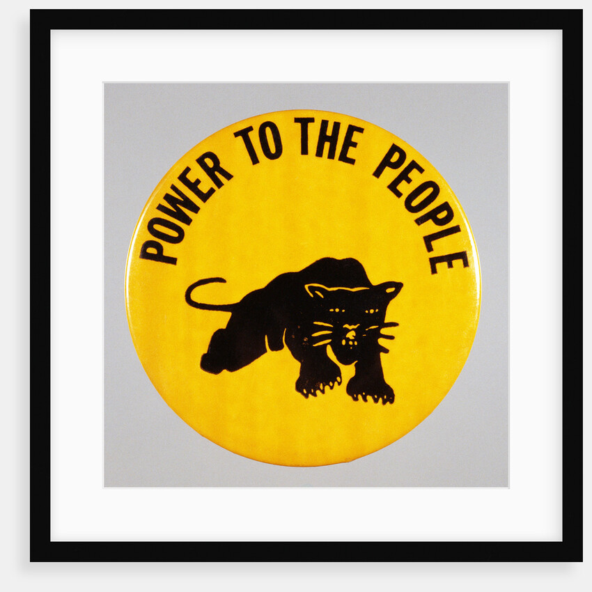 Black Panther Pin by Anonymous