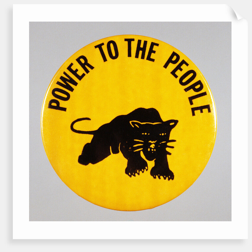 Black Panther Pin by Anonymous