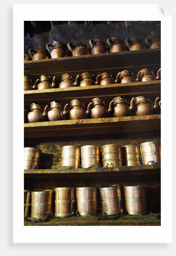Vessels at Drepung Temple by Anonymous