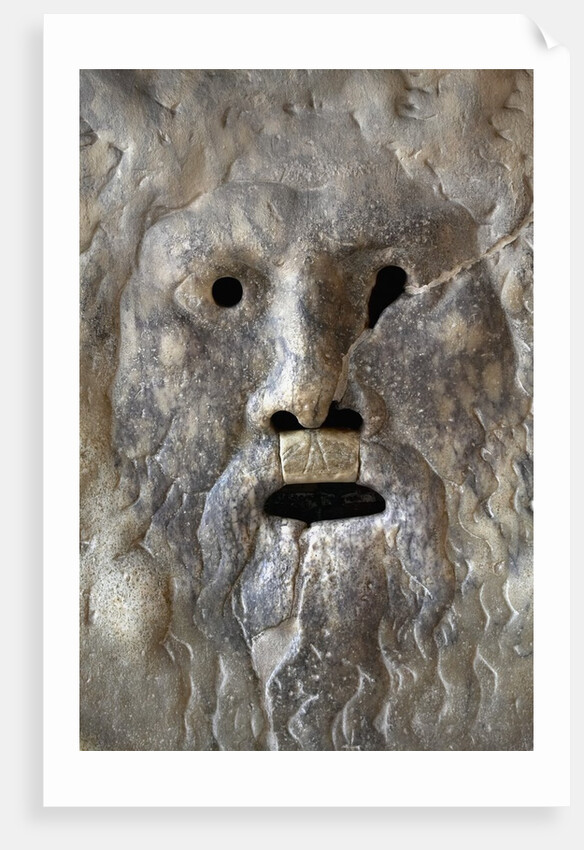 The Mouth of Truth at the Church of Santa Maria in Cosmedin, Rome, Italy by Anonymous