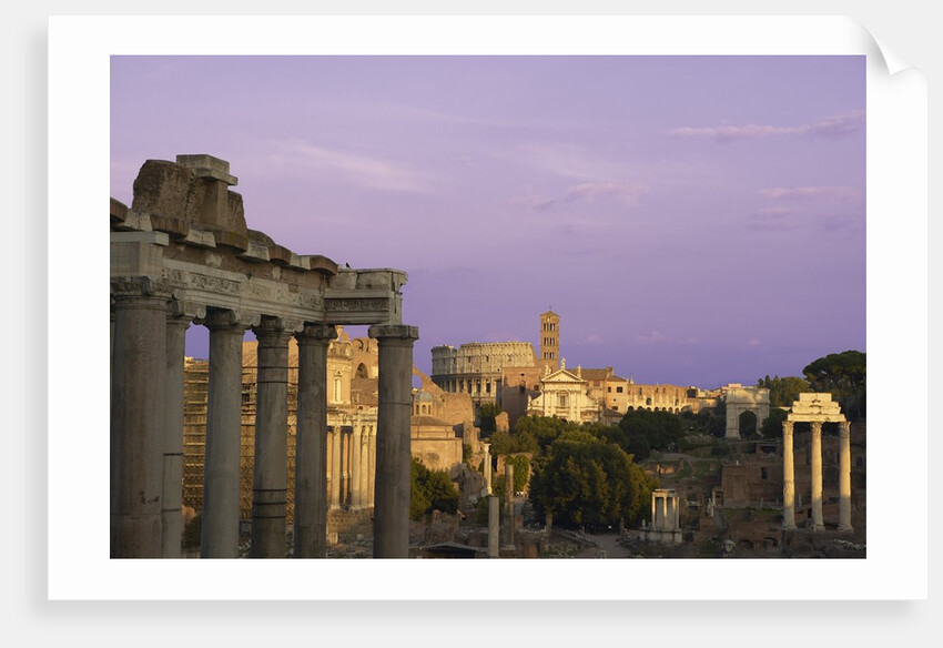 Ruins at the Ancient Forum, Rome, Italy by Anonymous