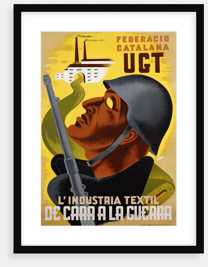 L'Industria Textil de Cara a la Guerra Poster by Anonymous