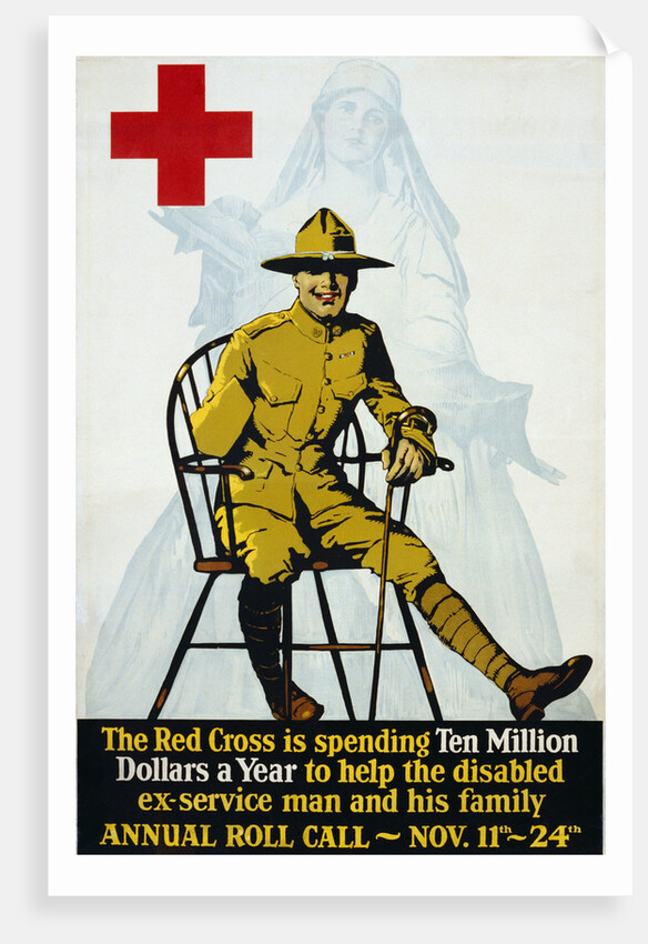 Red Cross Annual Roll Call Poster by Anonymous