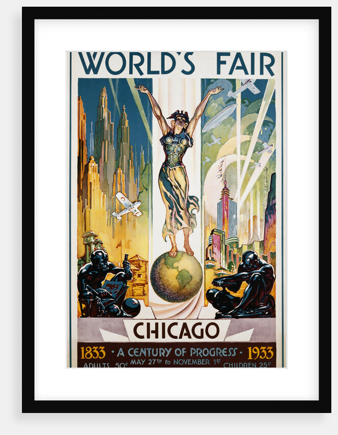 World's Fair Chicago Poster by Glen C. Sheffer