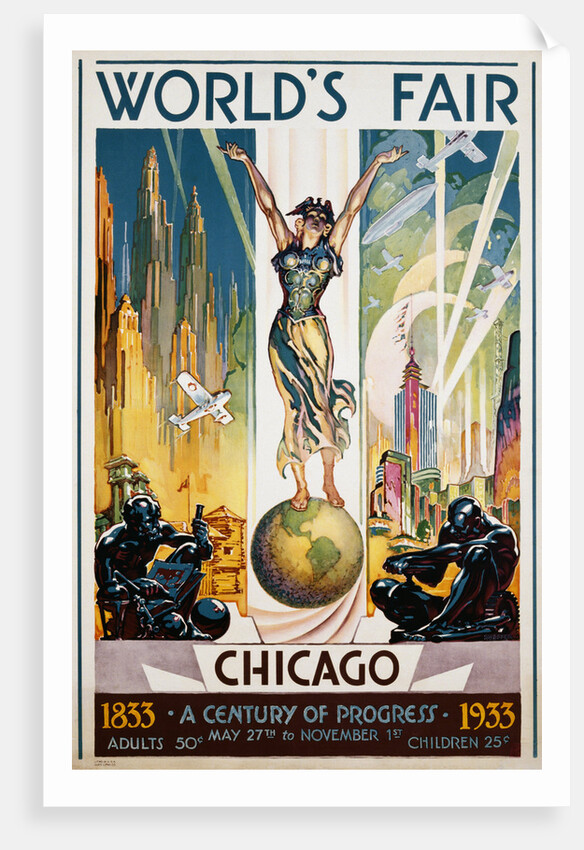 World's Fair Chicago Poster by Glen C. Sheffer