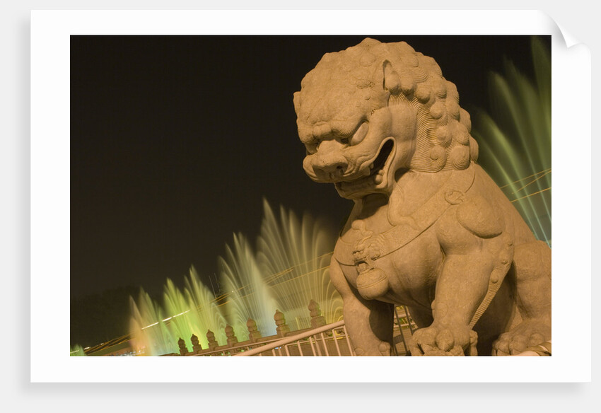 Stone Lion at the Gate of Heavenly Peace by Anonymous