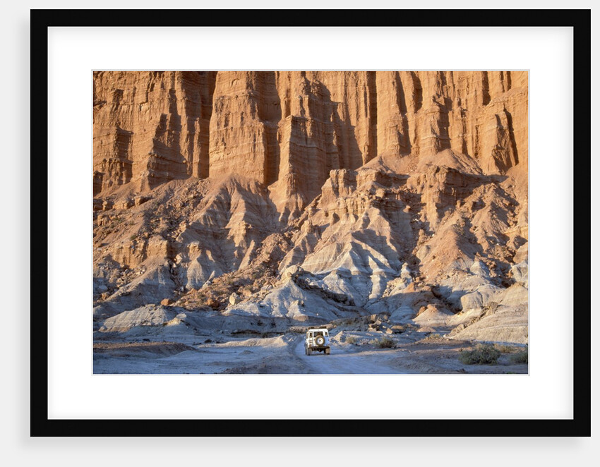 SUV Driving Through Valley of the Moon by Anonymous