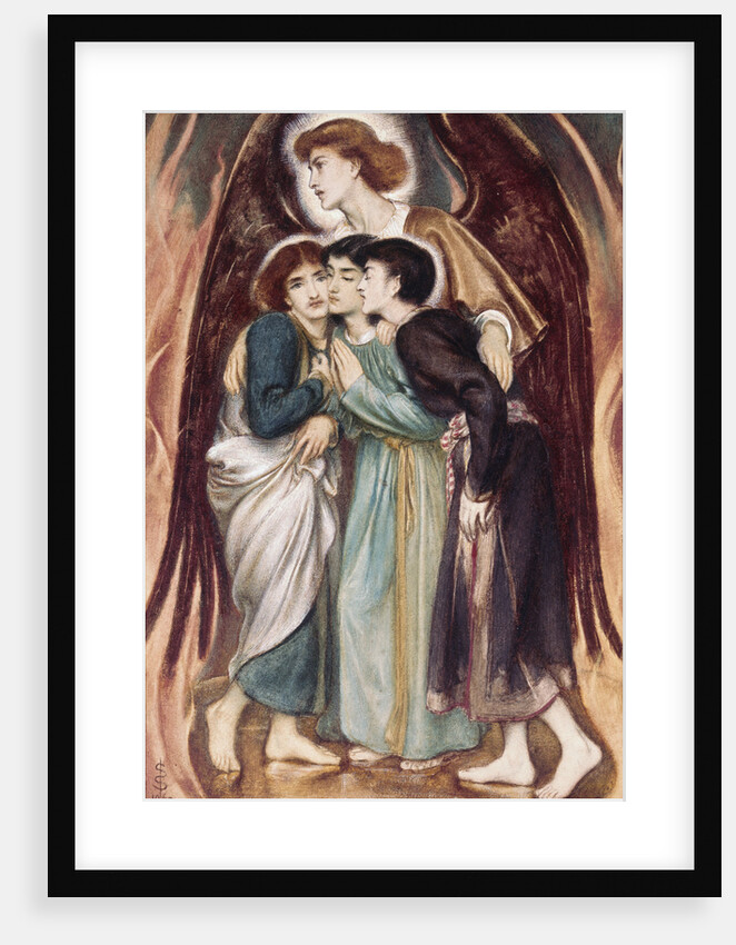 Shadrach, Meshach and Abednego in the Fiery Furnace by Simeon Solomon
