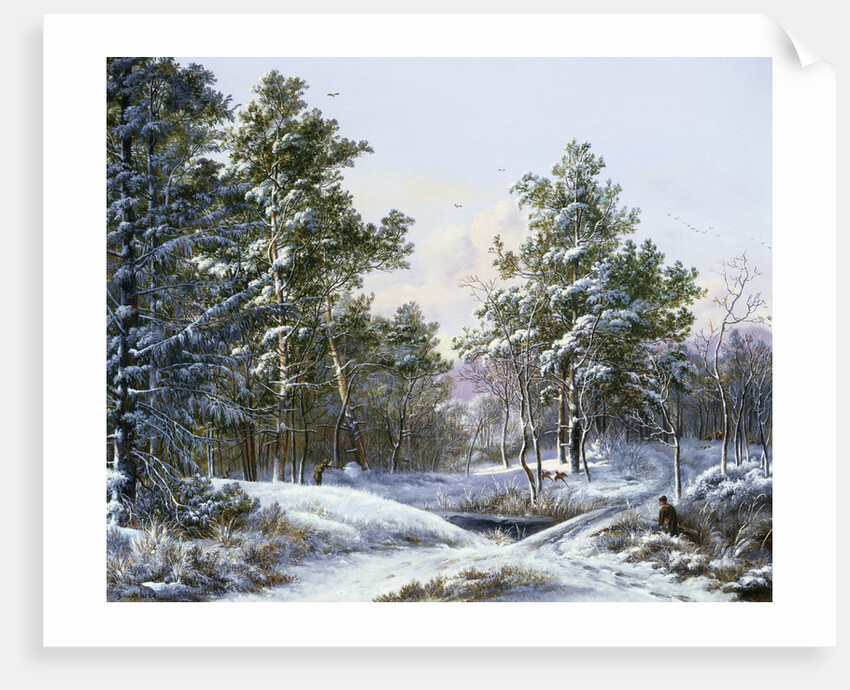 A Fine Winter's Day by Pieter Gerardus van Os