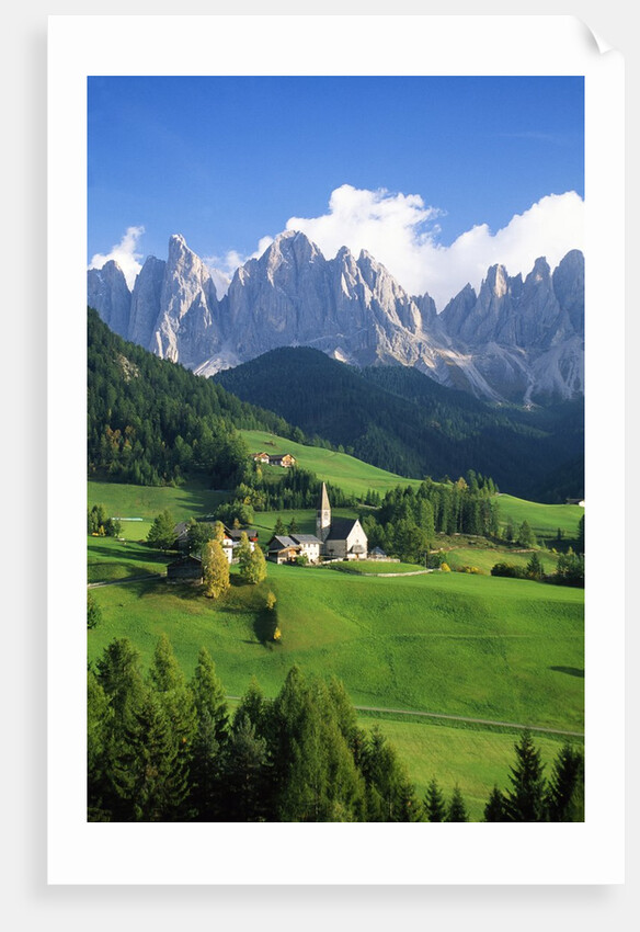 St. Magdalena in the Dolomites by Anonymous