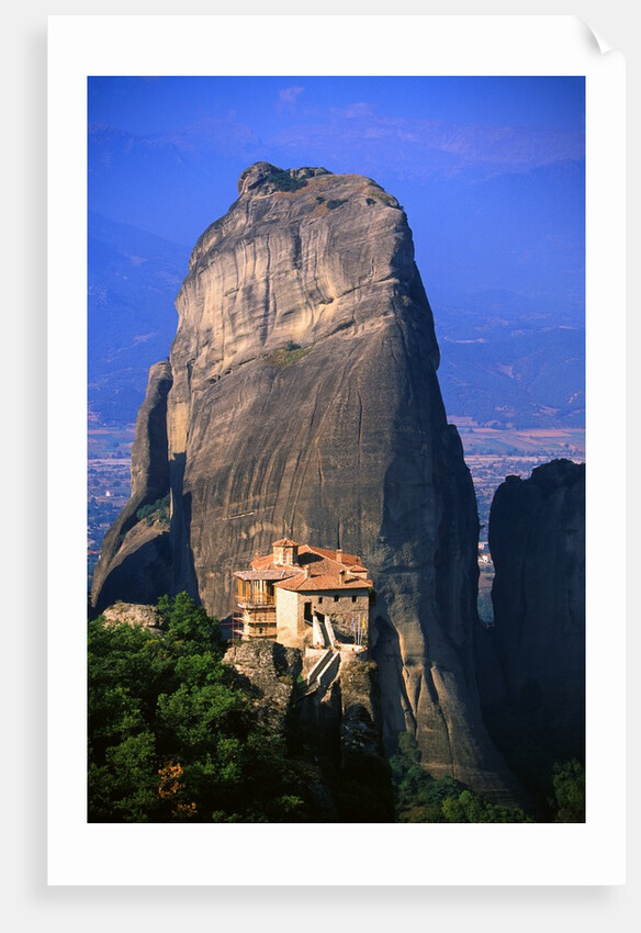 Roussanou Monastery by Anonymous
