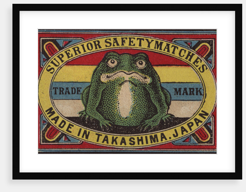 Superior Safety Matches Japanese Matchbox Label by Anonymous