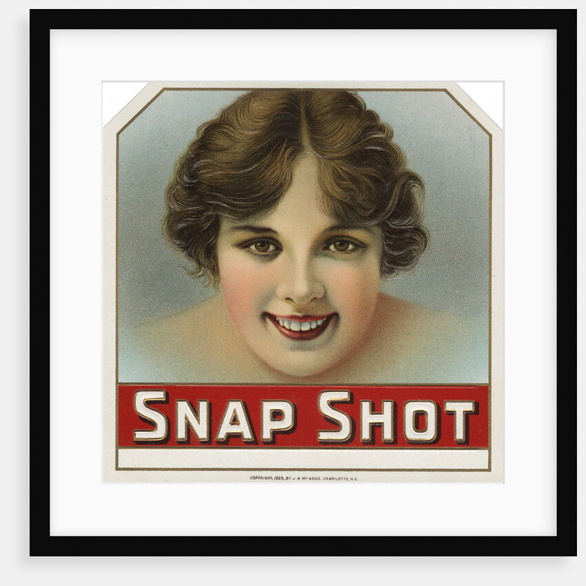 Snap Shot Cigar Label by Anonymous