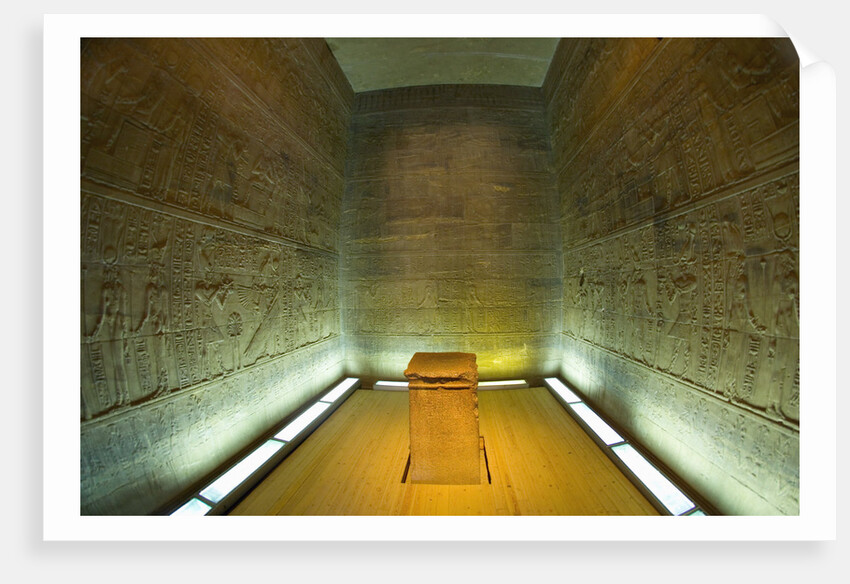 Interior Worship Area in the Temple of Isis by Anonymous
