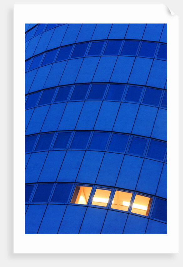 Illuminated Windows in an Office Building by Anonymous