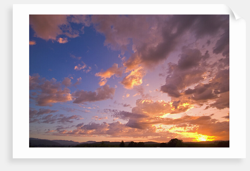 Sunset Over Willamette Valley by Anonymous