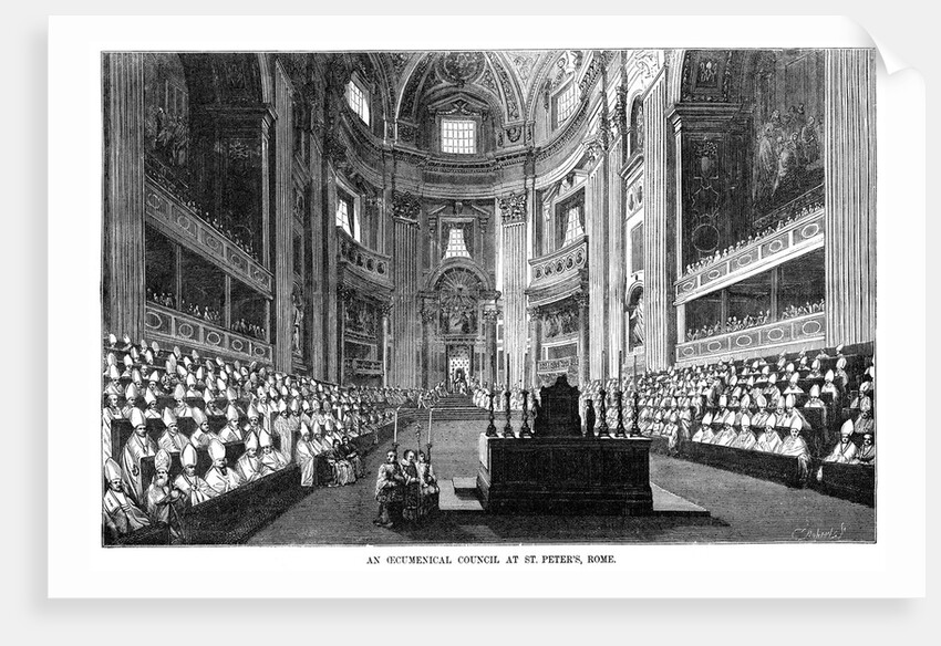 An Ecumenical Council at St. Peter's, Rome by Anonymous