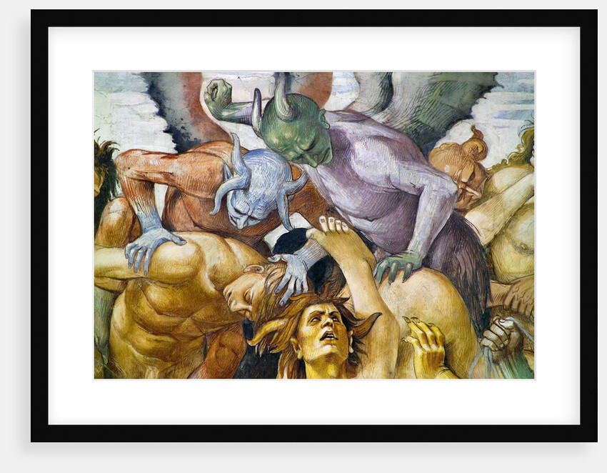 Detail of The Damned in Hell by Luca Signorelli