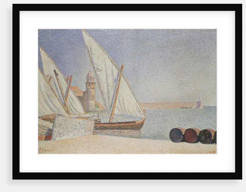 Harbor Scene by Paul Signac