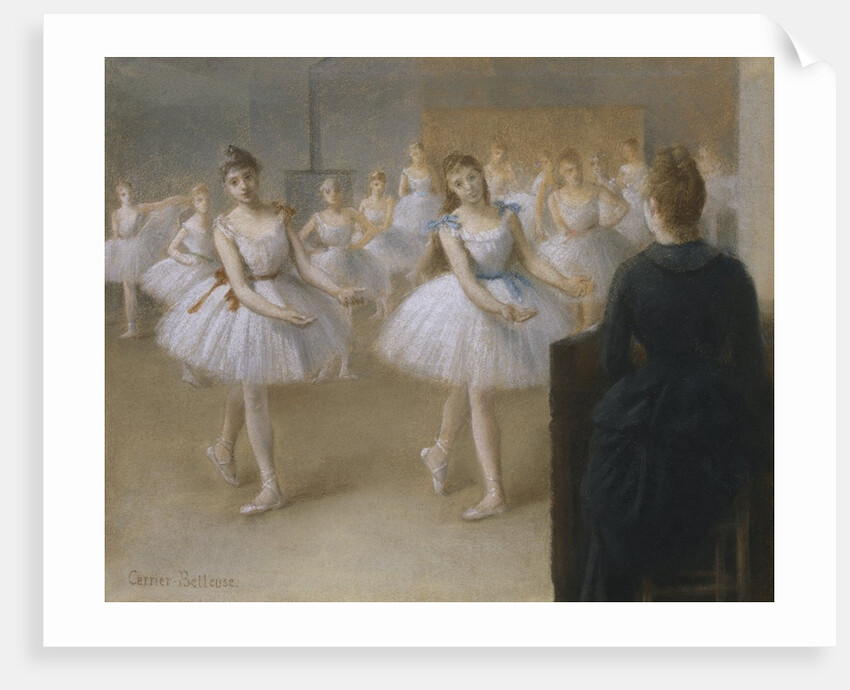 The Dance Lesson by Pierre Carrier-Belleuse