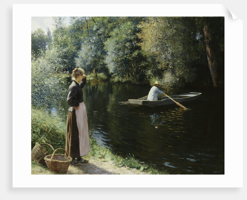 Boating by Leopold-Francois Kowalsky