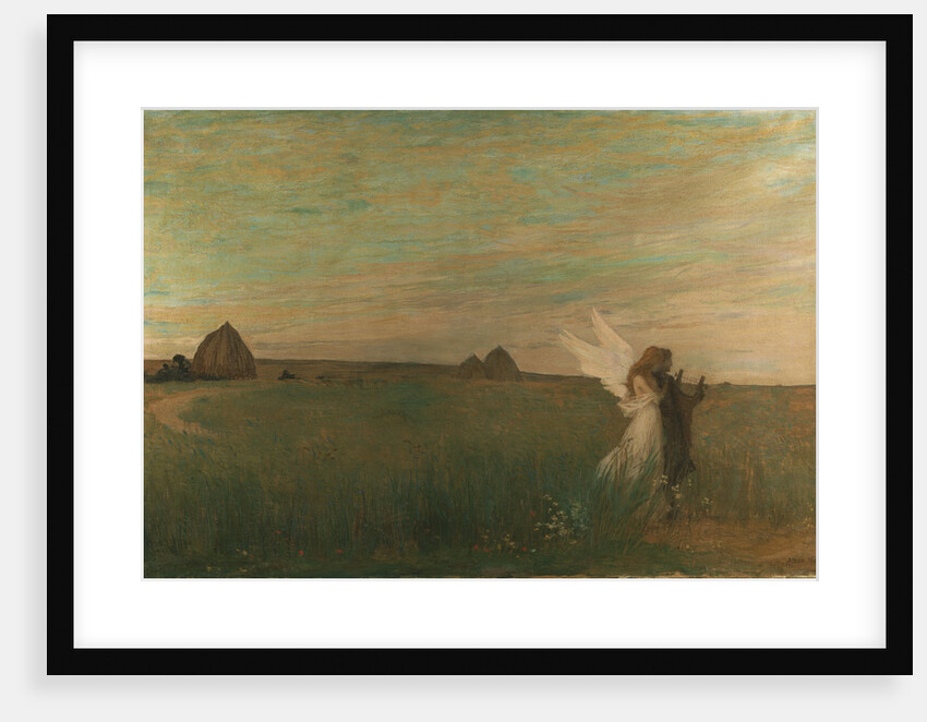 Orpheus and His Muse by Edmond-Francois Aman-Jean