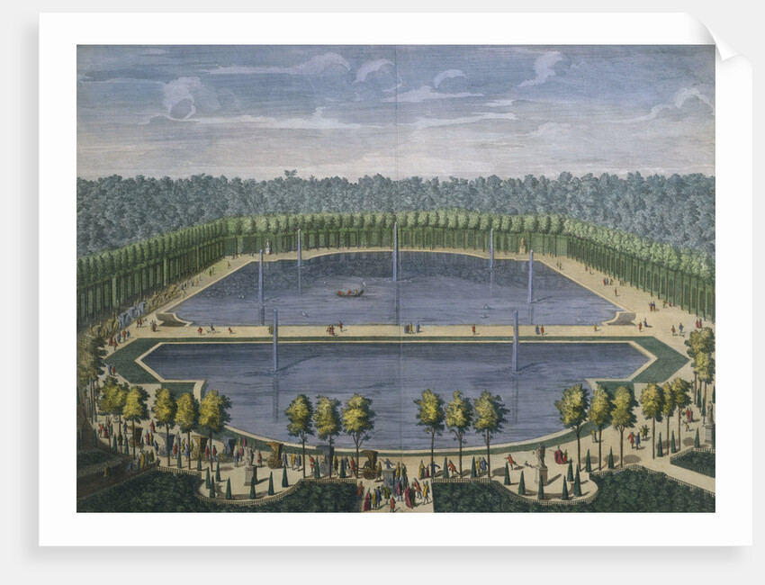 A Lagoon in the Garden of Versailles Engraving by Anonymous