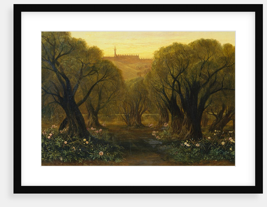 The Garden of Gethsemane by Edward Lear