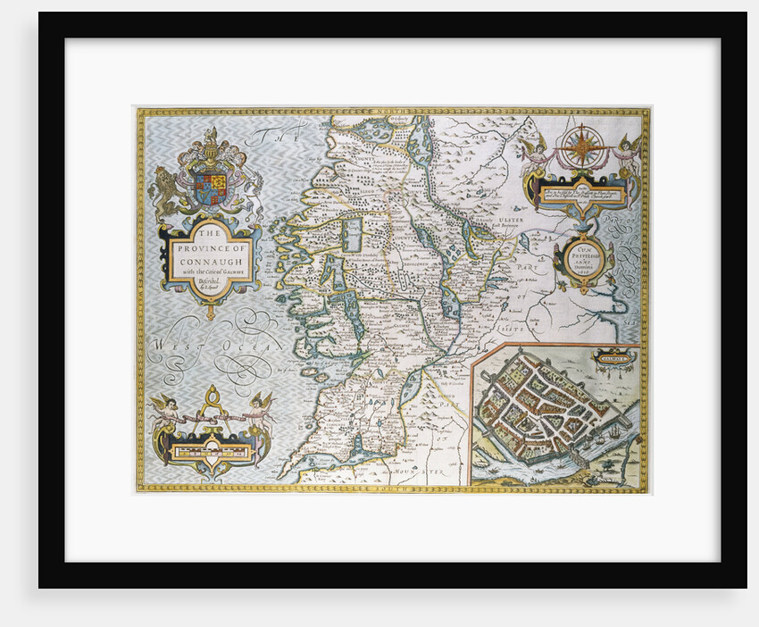 The Province of Connaugh Map by John Speede