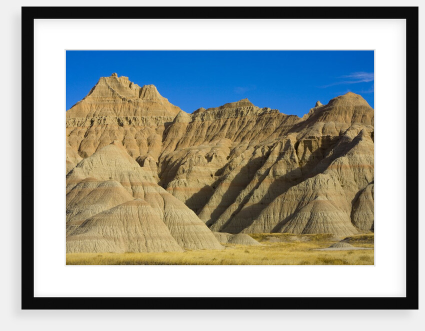 Eroded Sandstone Buttes and Pinnacles by Anonymous