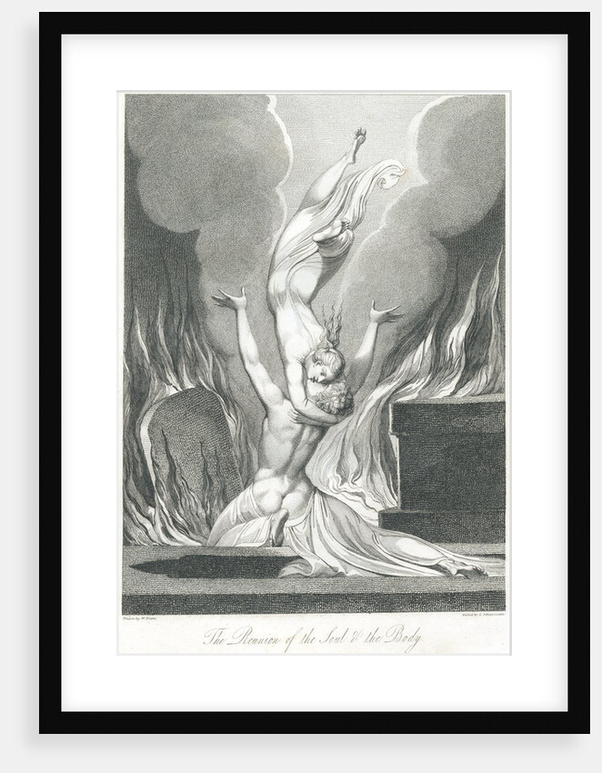 The Reunion of the Soul and the Body by William Blake