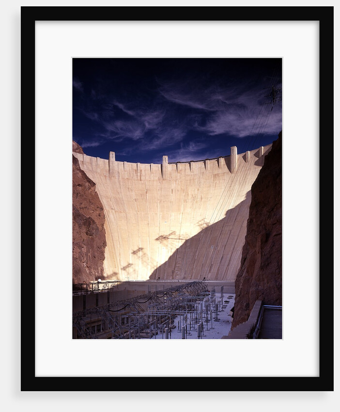 Dramatic light on the Hoover Dam by Anonymous