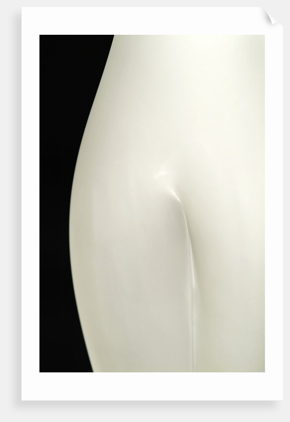 A small crevice is seen on a white surface by Anonymous