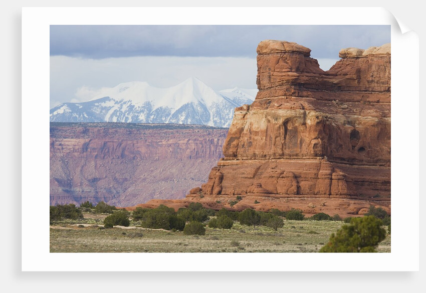 Snowcapped Mountains and Rock Formations by Anonymous