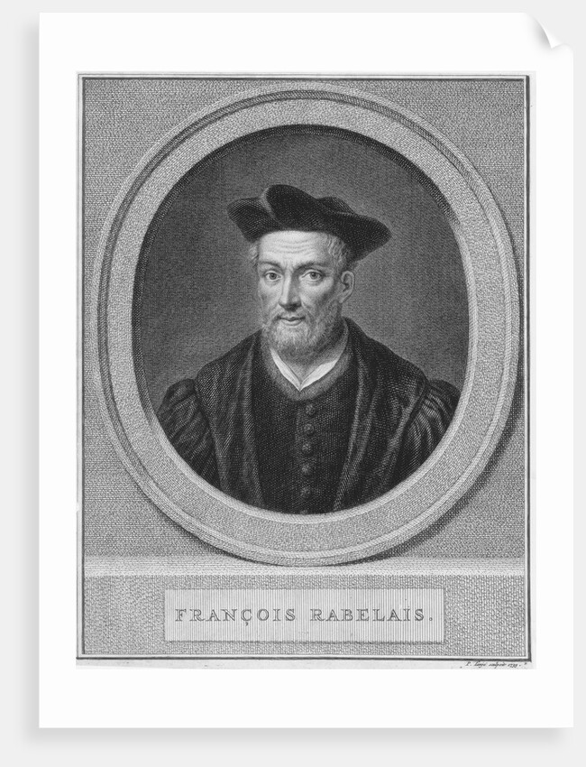 Portrait of Francois Rabelais by Pieter Tanje