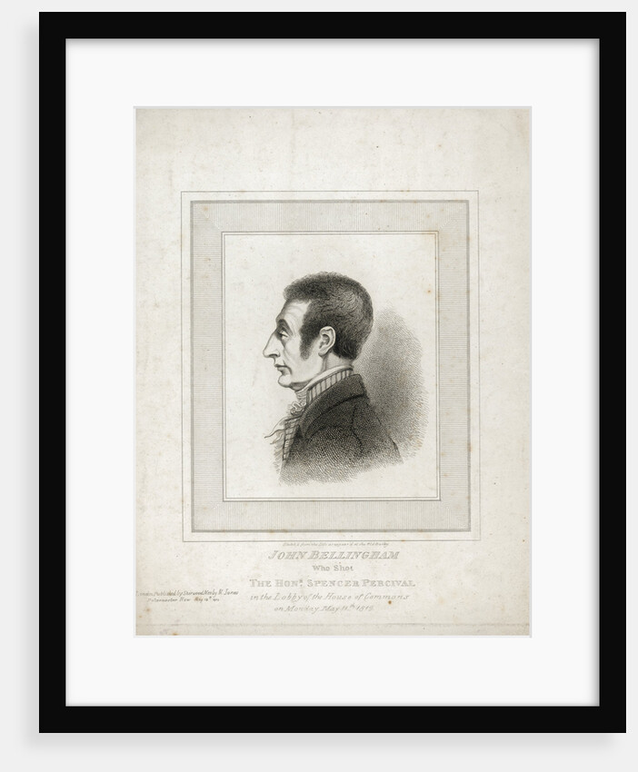 John Bellingham Who Shot the Hon. Spencer Percival Print by Anonymous