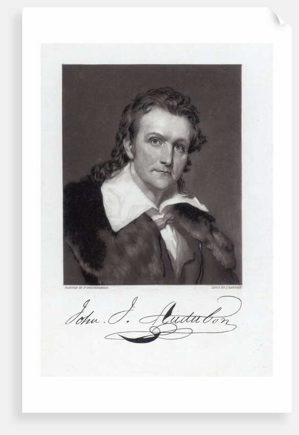Portrait of John James Audubon by John Sartain