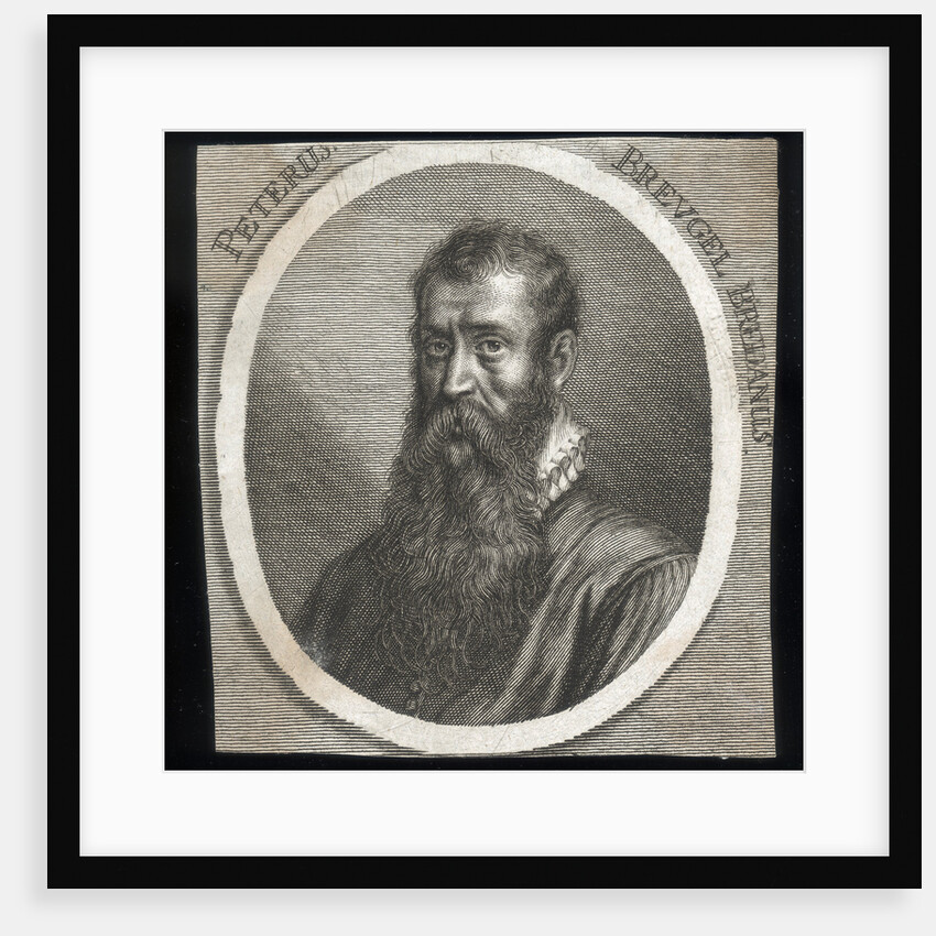 Engraved Portrait of Pieter Brueghel the Elder by Anonymous