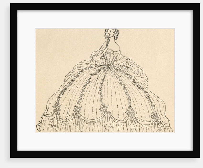 Illustration of Cinderella at the Ball by Jennie Harbour