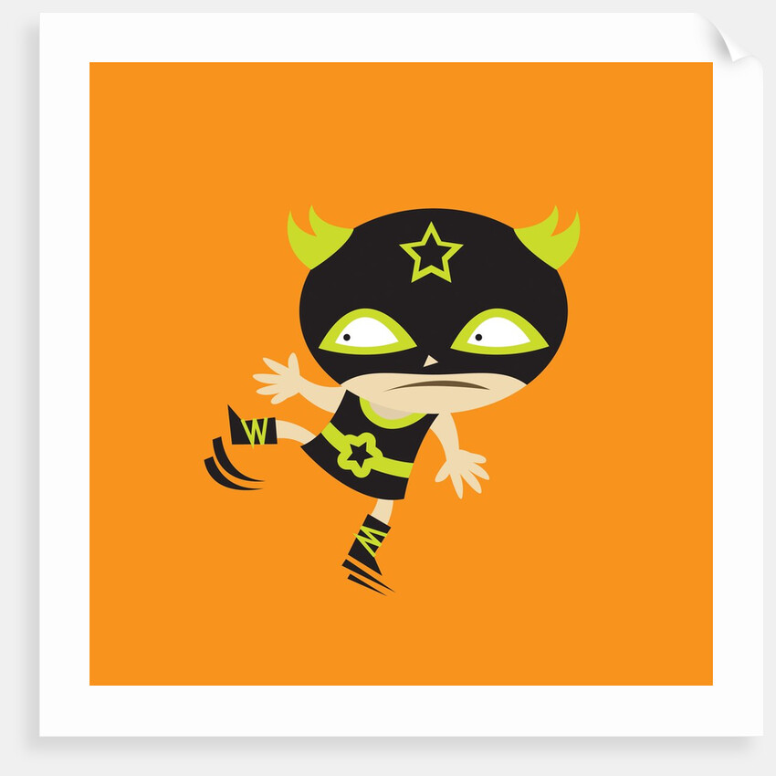 El Frijole's Flying Kick by Anonymous
