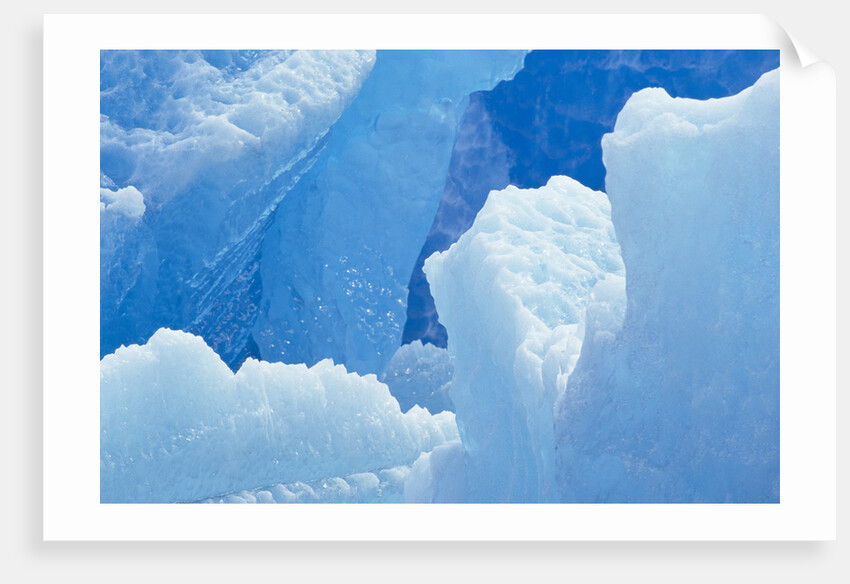 Blue Icebergs by Anonymous