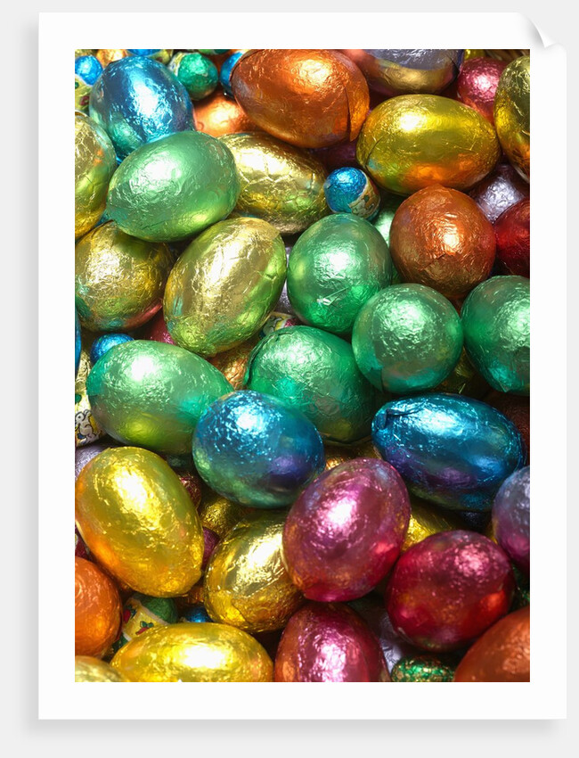 Colorful Chocolate Eggs by Anonymous