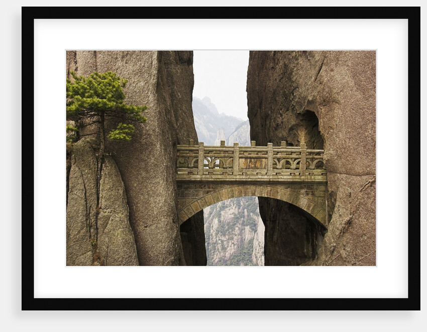 Bridge in the Huangshan Mountains by Anonymous