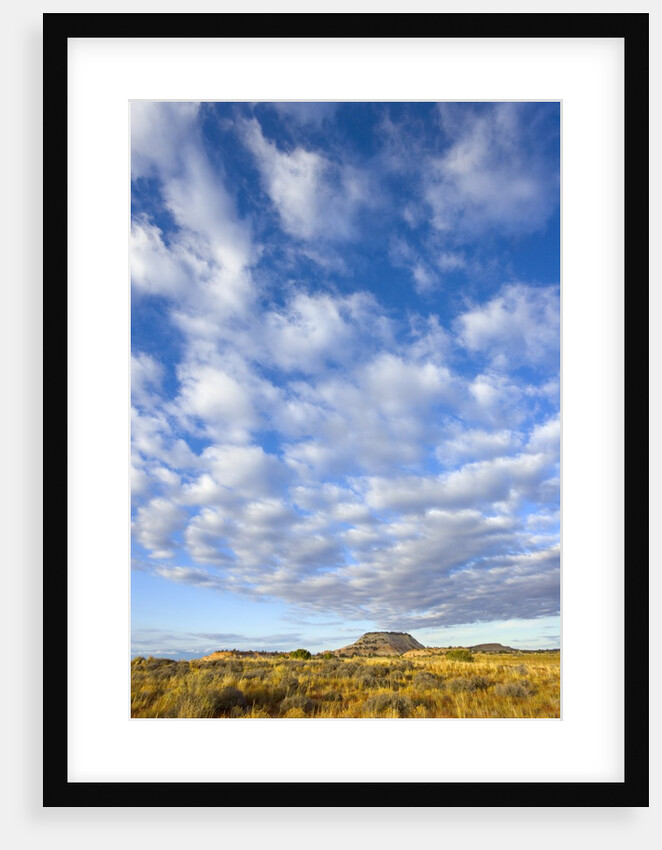 Sky Above Desert Plain by Anonymous