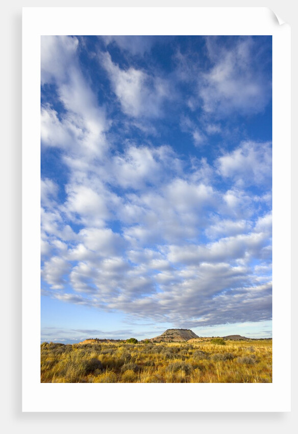 Sky Above Desert Plain by Anonymous