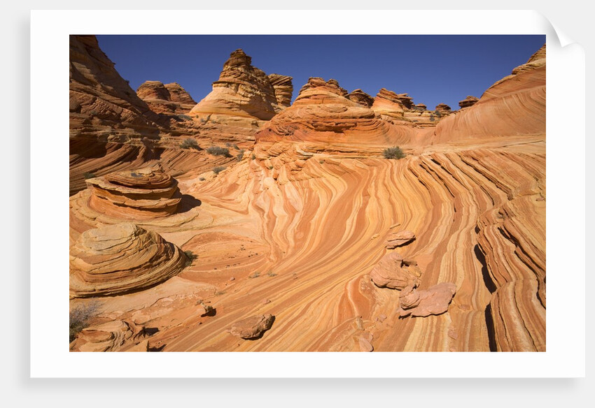 Red Sandstone Buttes and Layers in Desert by Anonymous