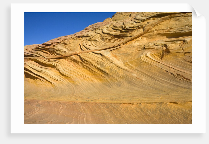 Folds and Layers of Sandstone Wall by Anonymous