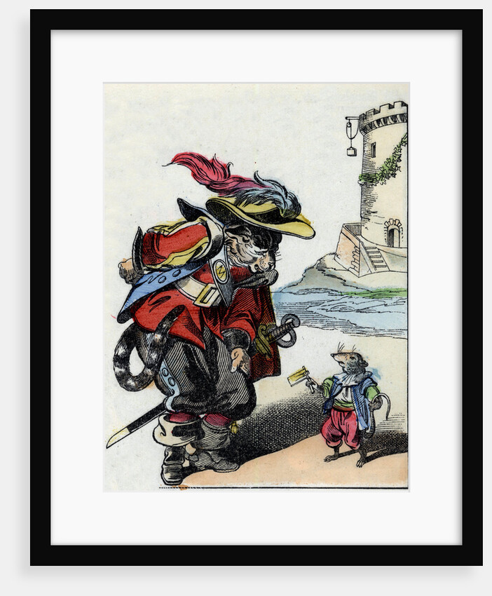 Illustration of Raminagrobis and a Mouse by Anonymous